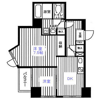 東京都新宿区市谷柳町 賃貸マンション 2DK