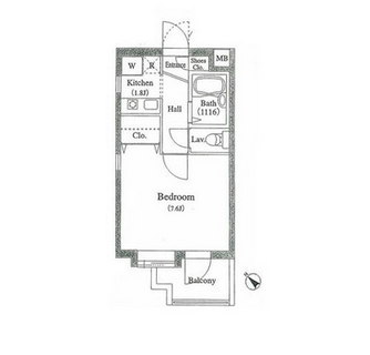 東京都新宿区喜久井町 賃貸マンション 1K