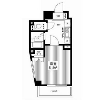 東京都新宿区早稲田鶴巻町 賃貸マンション 1K