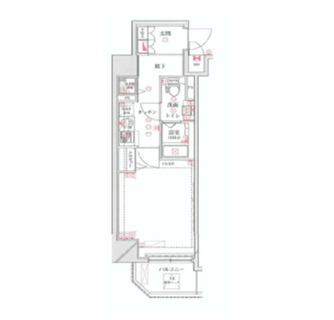 東京都新宿区山吹町 賃貸マンション 1K