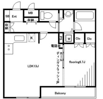 東京都新宿区西早稲田２丁目 賃貸マンション 1LDK